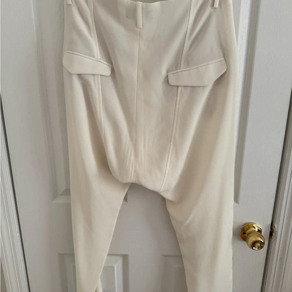 NILI LOTAN - Paris Pant - Size 6 - White Silk - Picture 4 of 5
